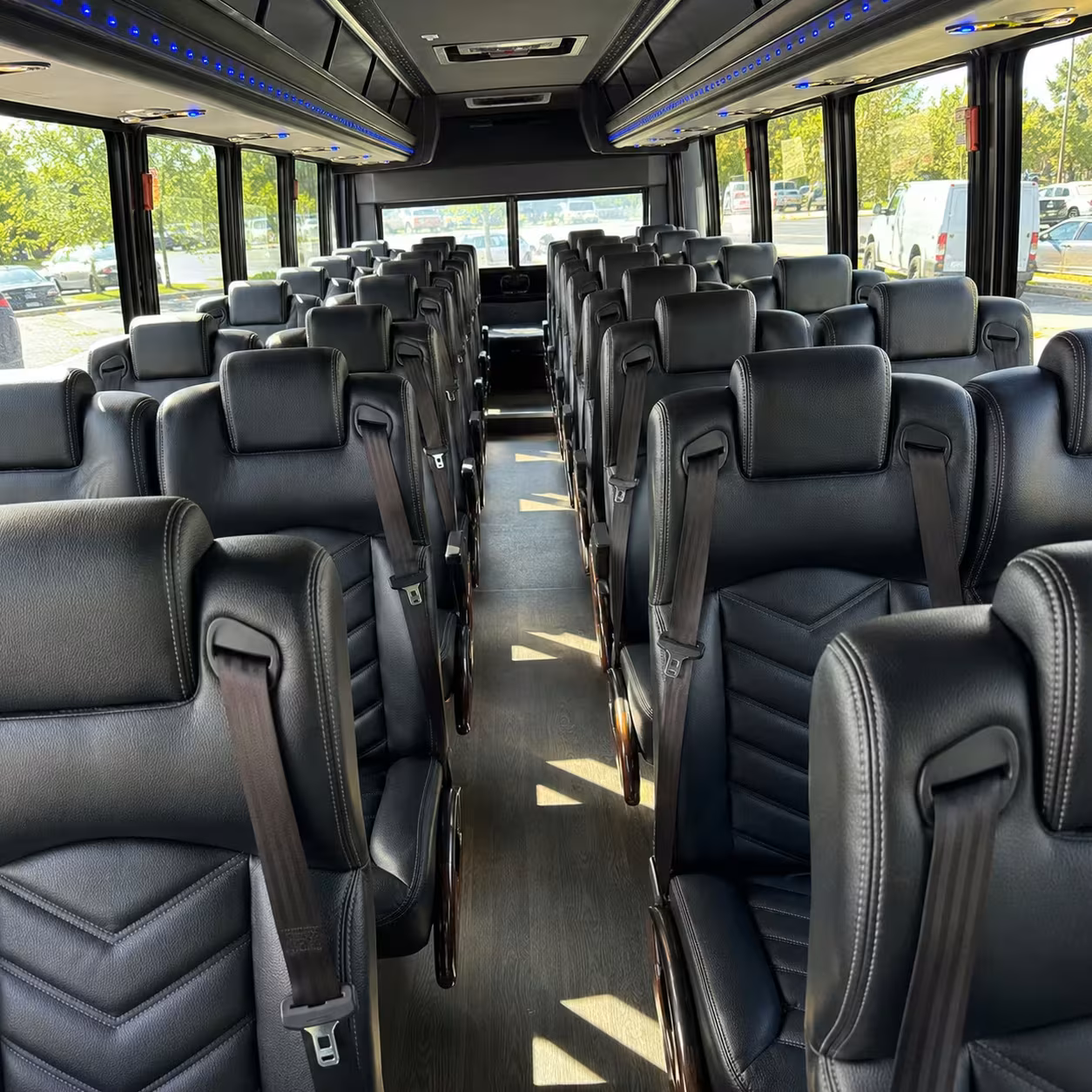 30 passenger minibus interior
